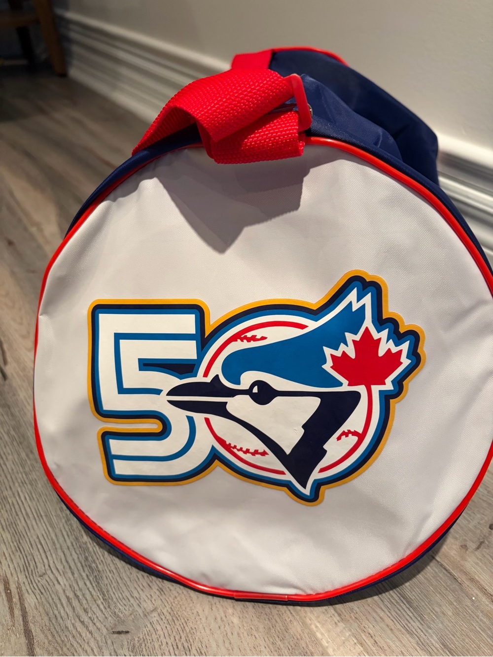 Toronto Blue Jays 50th Anniversary retro bag